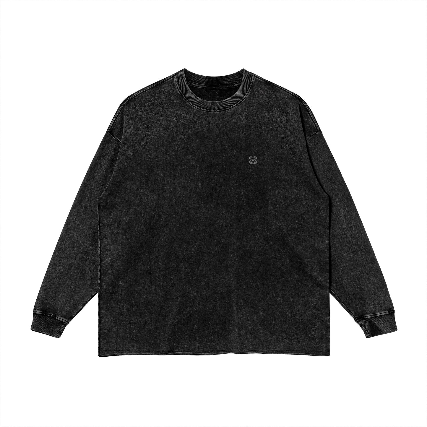 Raw Hem Faded Long Sleeve
