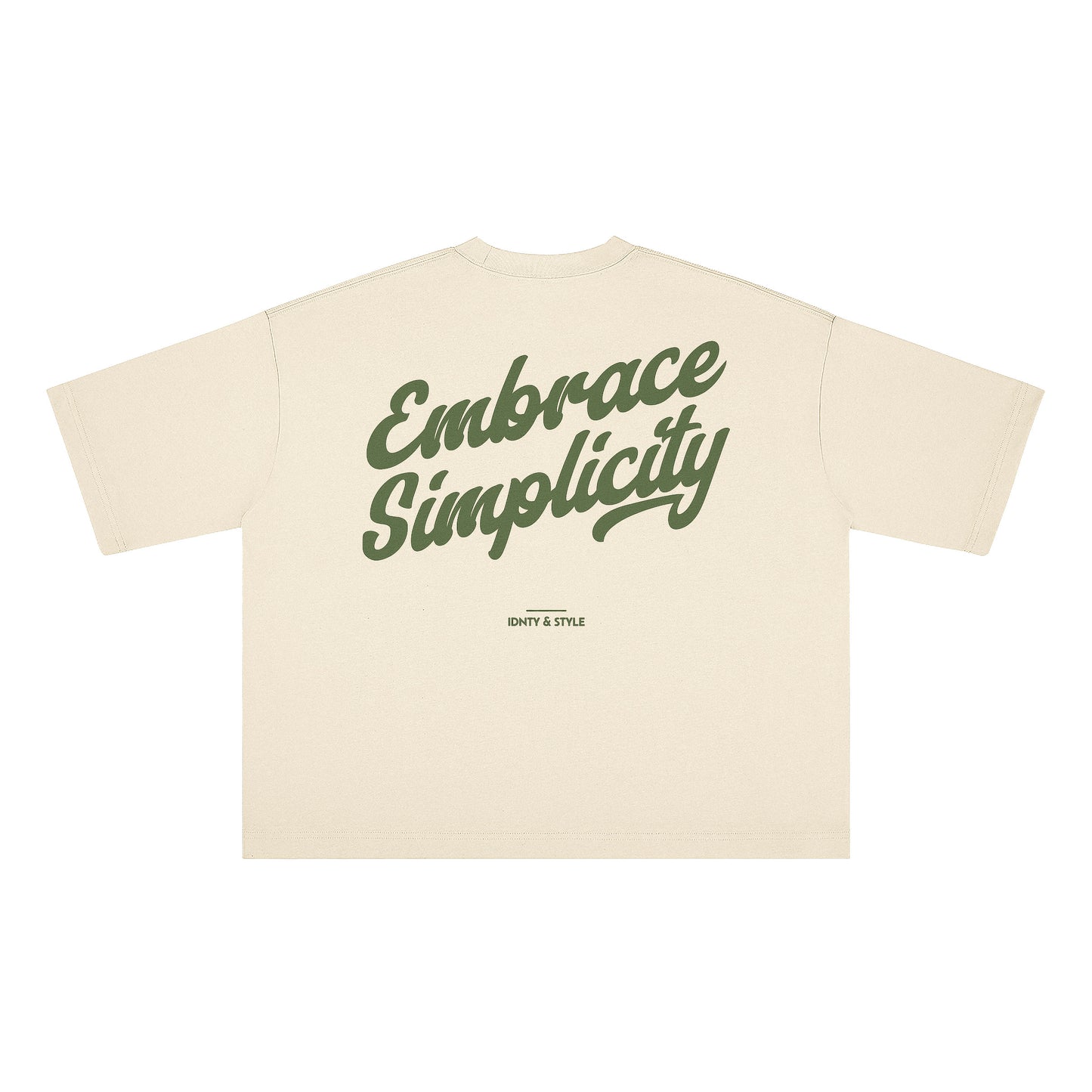 Embrace Simplicity Cropped Boxy Tee