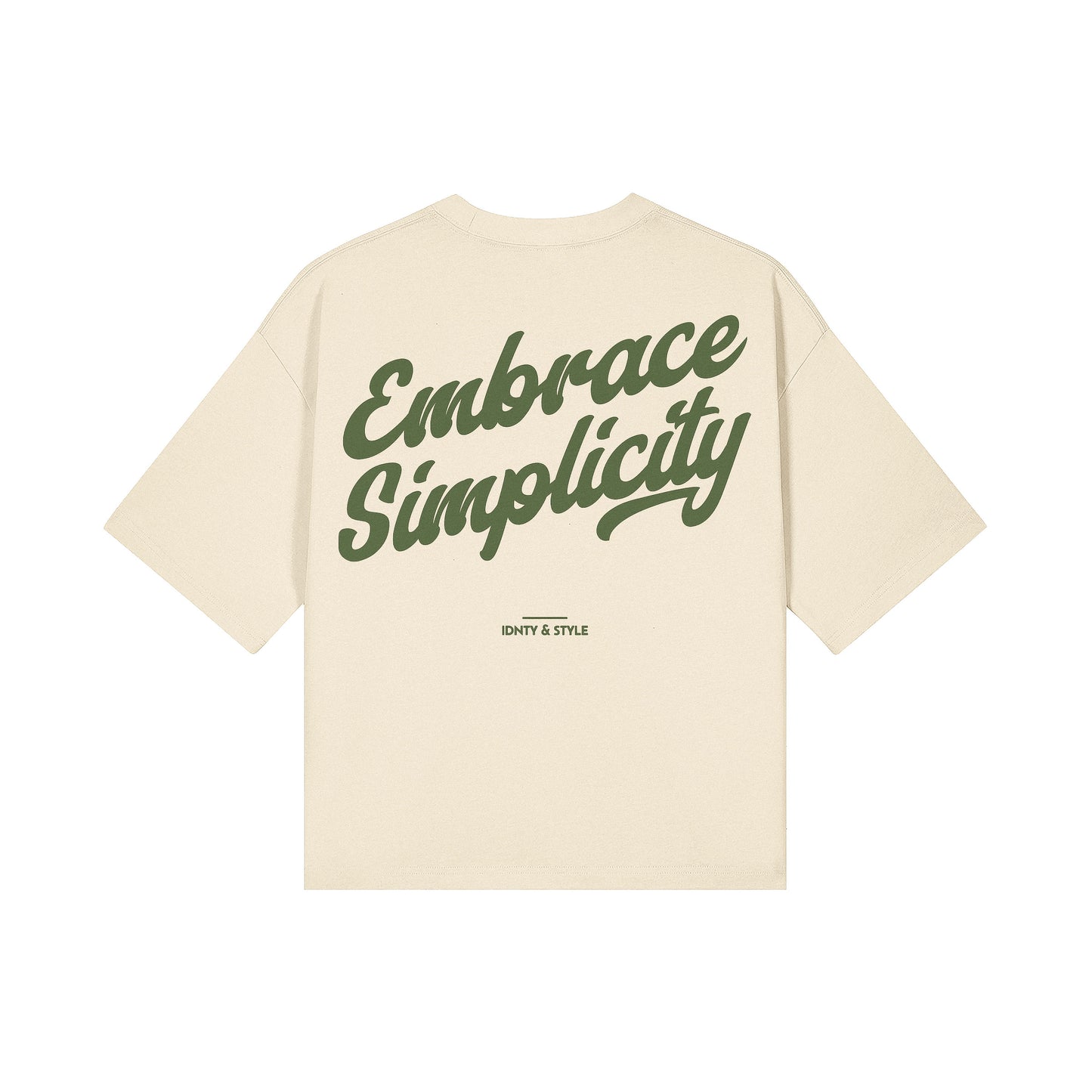 Embrace Simplicity Cropped Boxy Tee