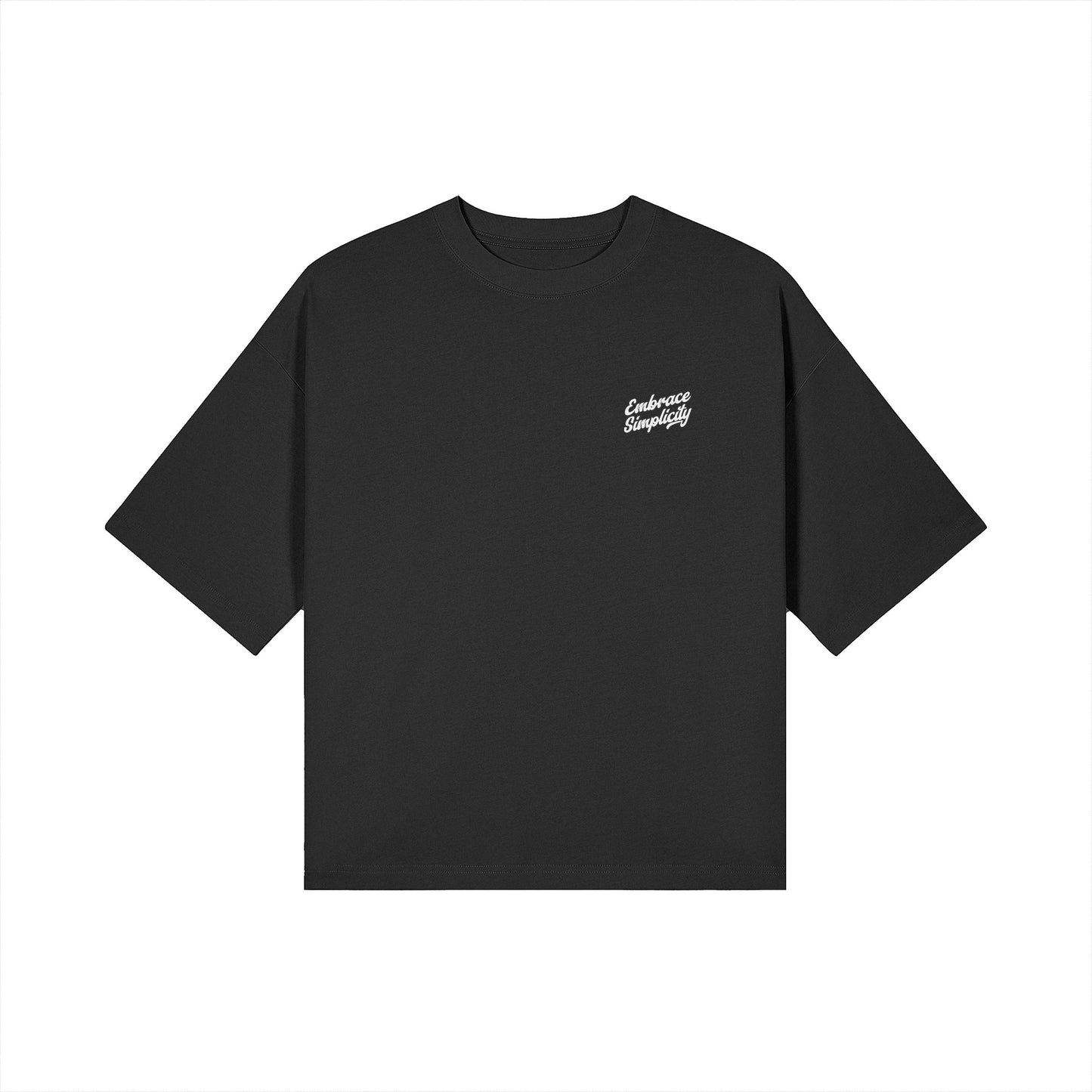 Embrace Simplicity Cropped Boxy Tee