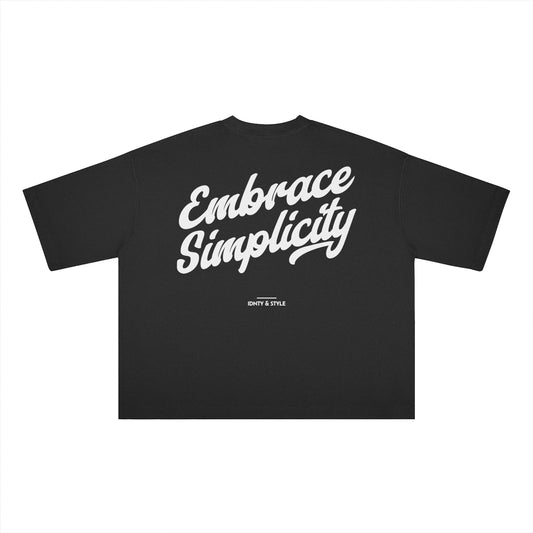 Embrace Simplicity Cropped Boxy Tee