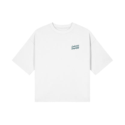 Embrace Simplicity Cropped Boxy Tee
