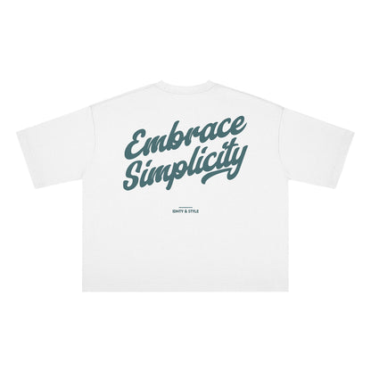 Embrace Simplicity Cropped Boxy Tee