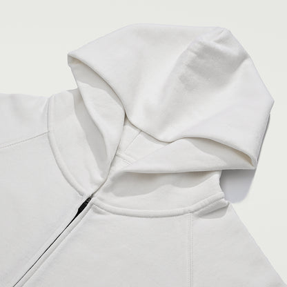 Relaxed Fit Zip Hoodie