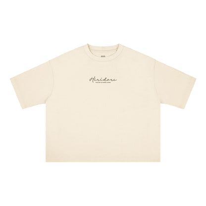 Héridore Signature Cropped Boxy Tee