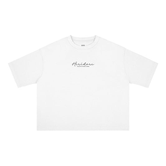 Héridore Signature Cropped Boxy Tee