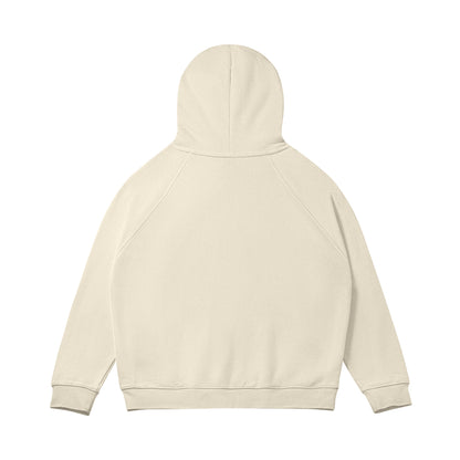 Relaxed Fit Zip Hoodie
