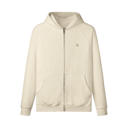 Relaxed Fit Zip Hoodie