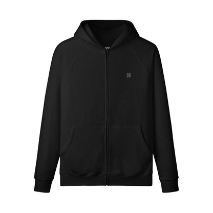 Relaxed Fit Zip Hoodie