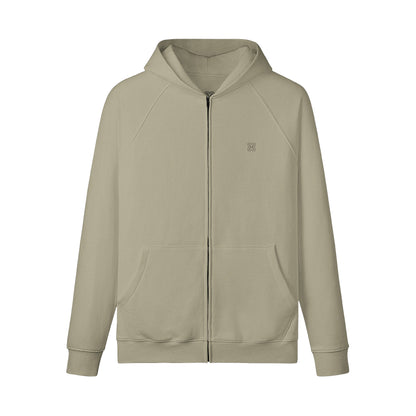 Relaxed Fit Zip Hoodie