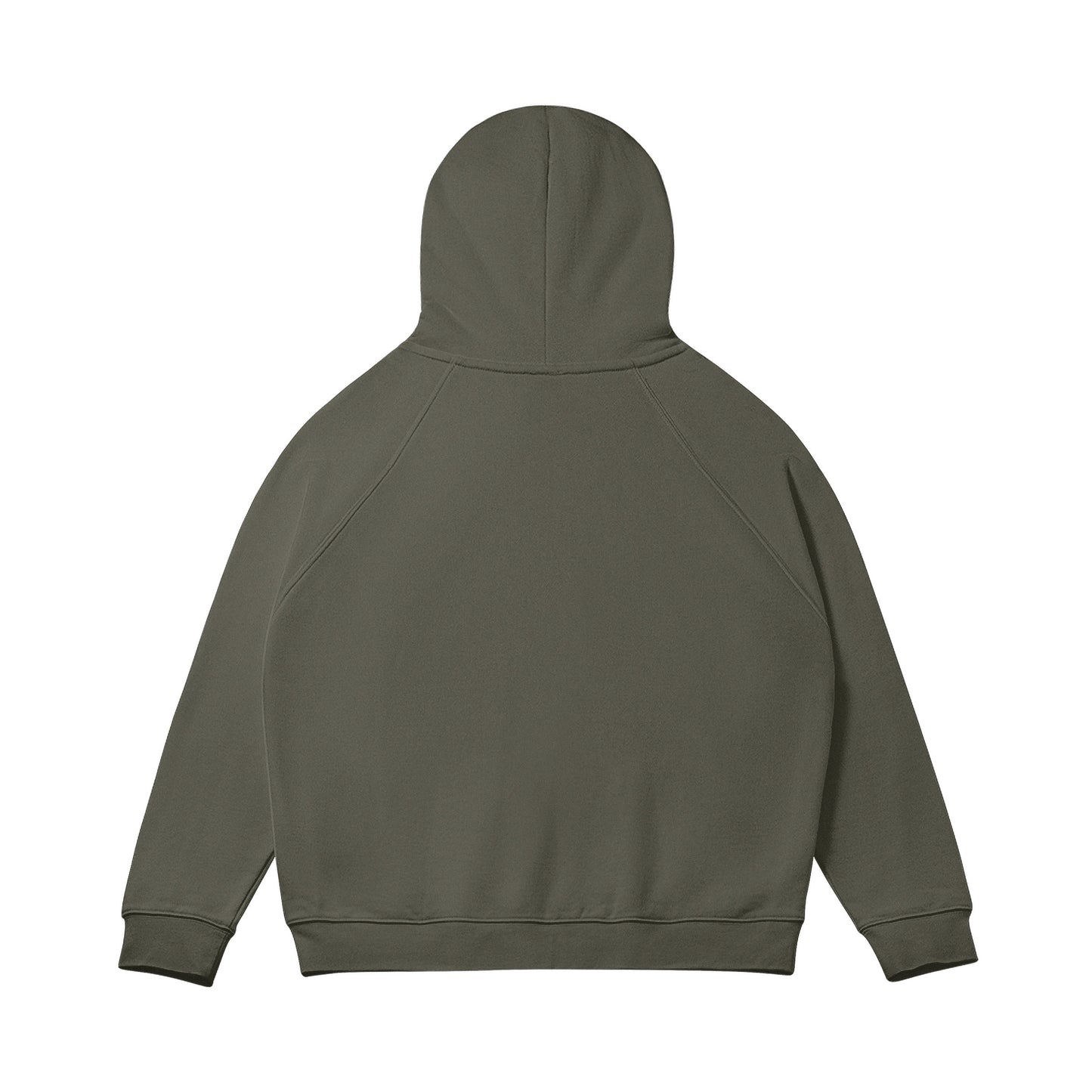 Relaxed Fit Zip Hoodie