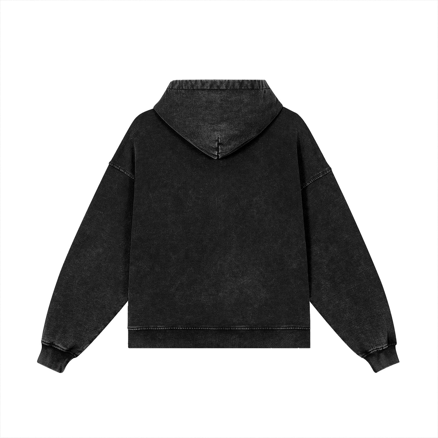 Snow Wash Full-zip Hoodie