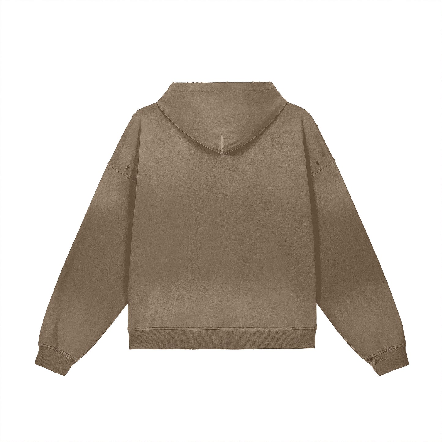 Heavyweight Sun Faded Distressed Hoodie
