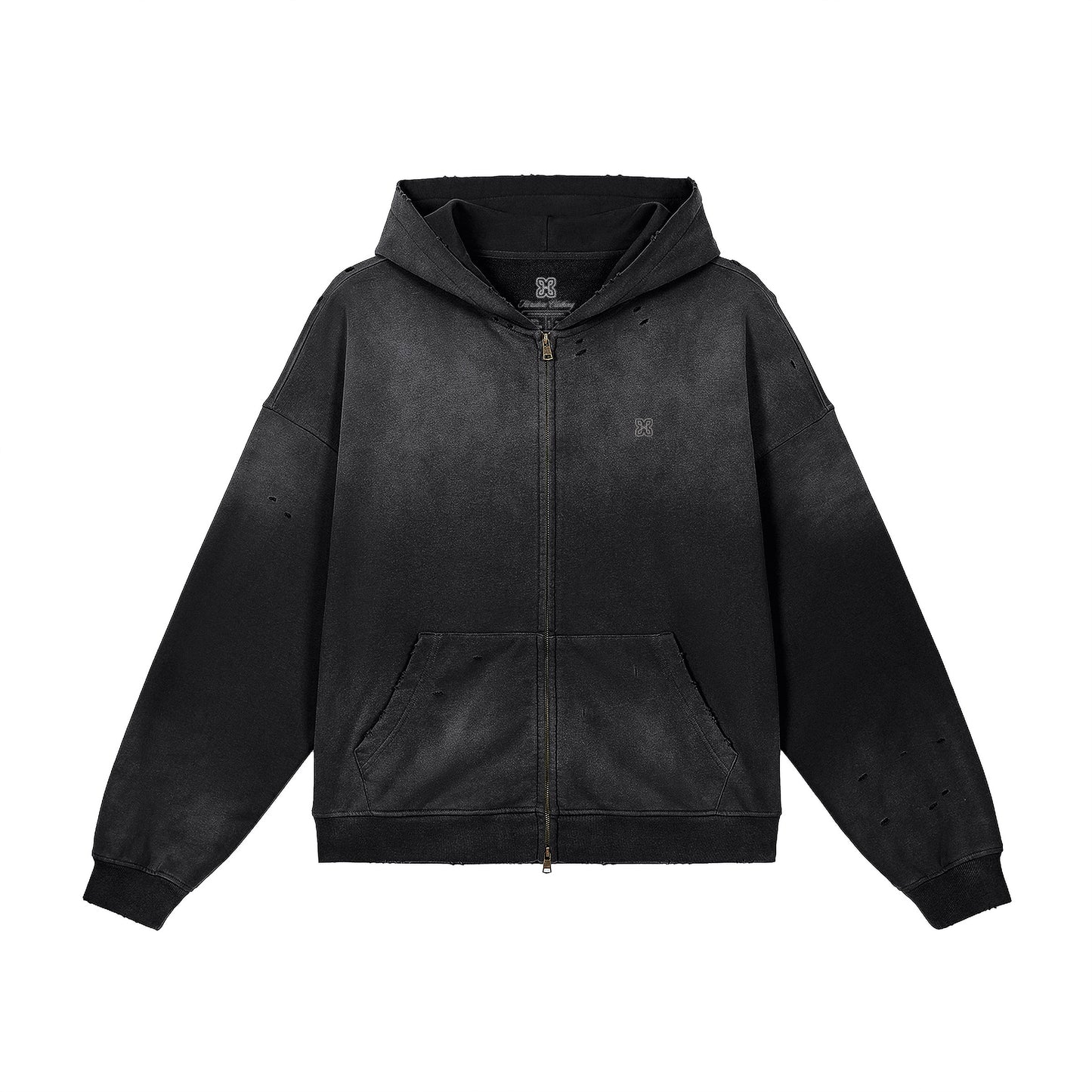 Heavyweight Sun Faded Zip Hoodie