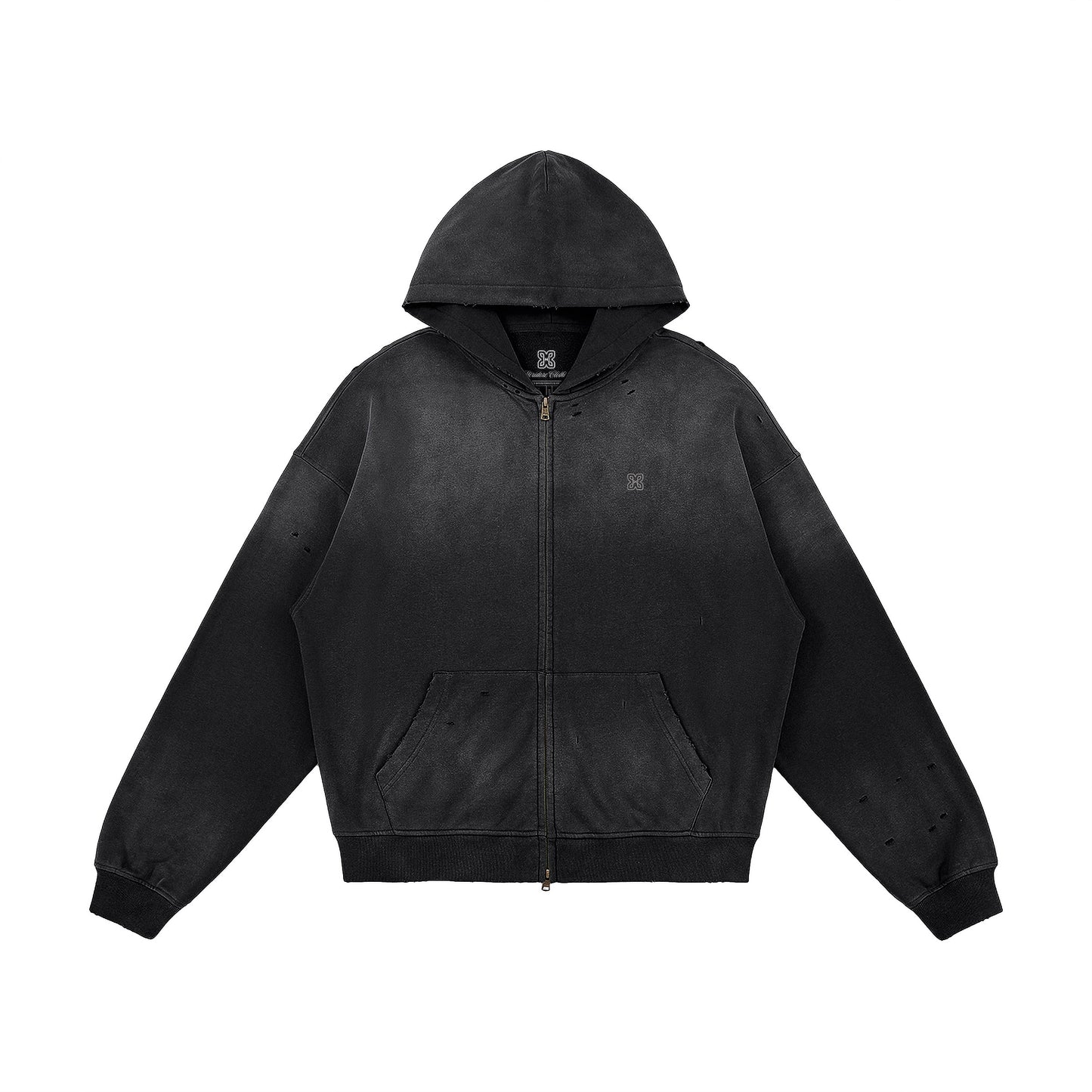 Heavyweight Sun Faded Zip Hoodie