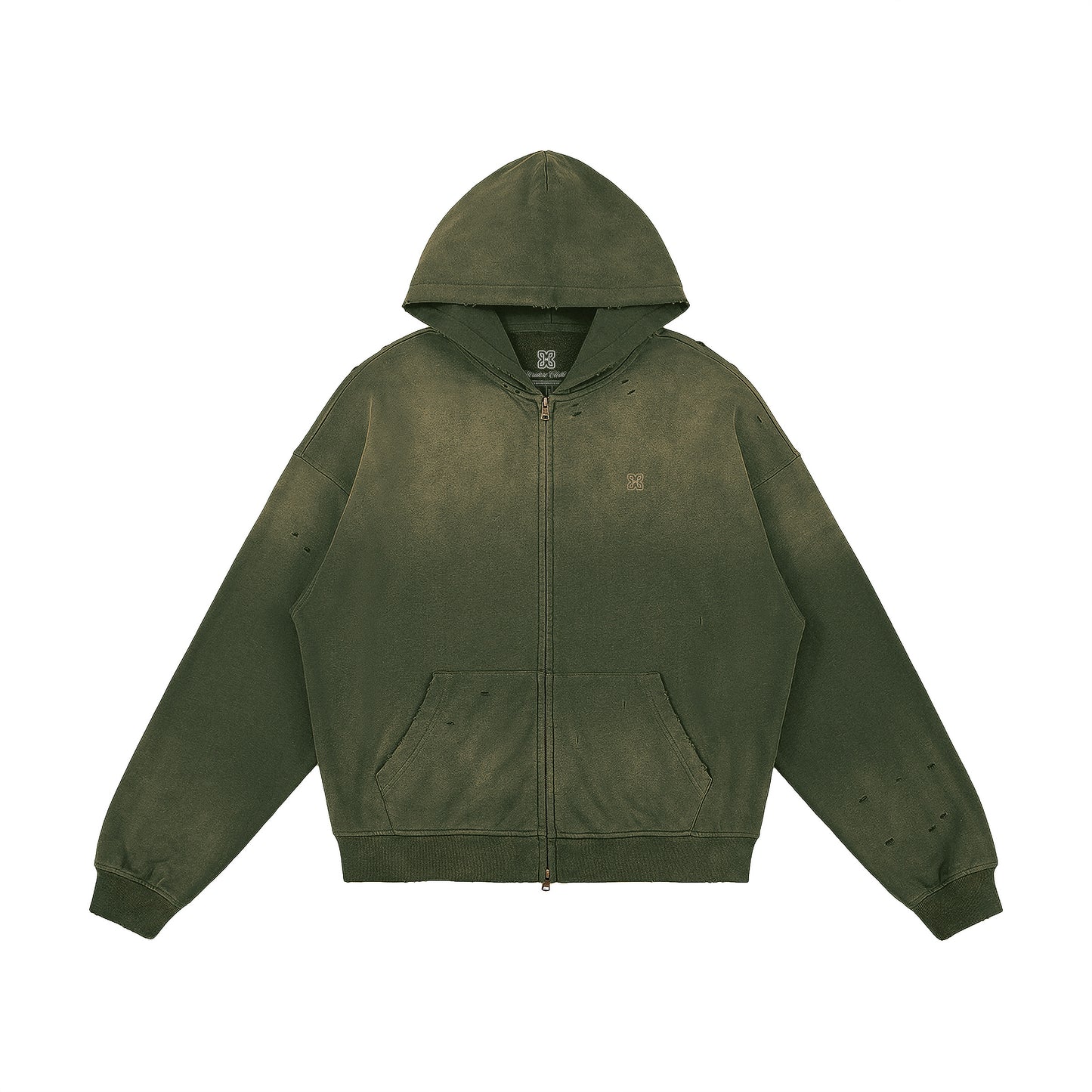 Heavyweight Sun Faded Zip Hoodie