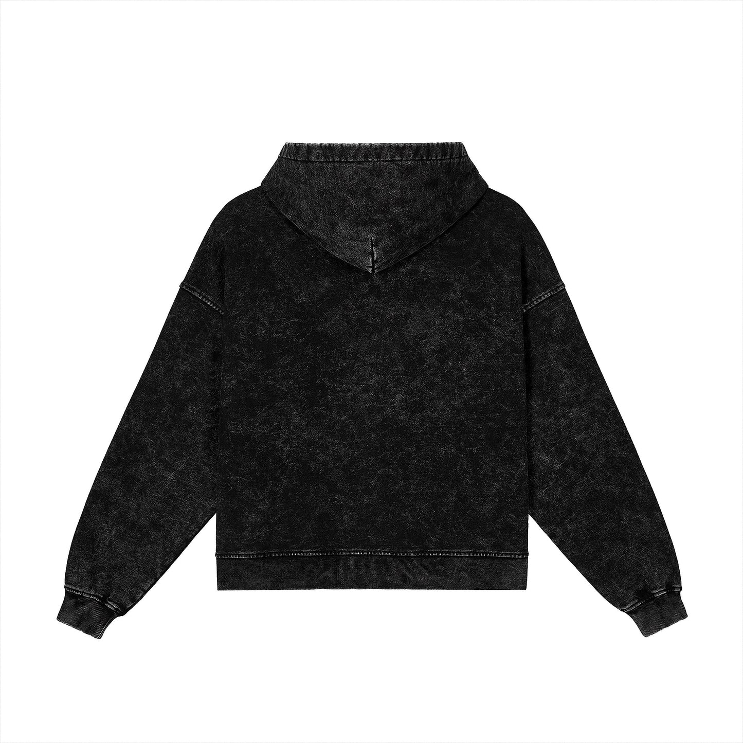 Vintage Snow Wash Full-zip Hoodie
