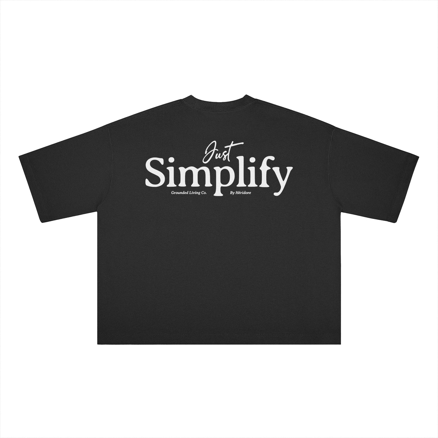 Just Simplify Cropped Boxy Tee