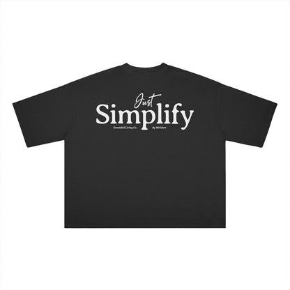 Just Simplify Cropped Boxy Tee