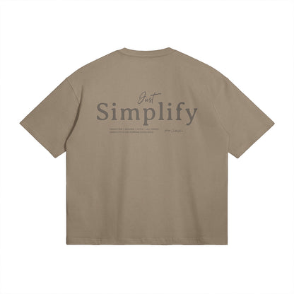 Just Simplify Boxy T-shirt