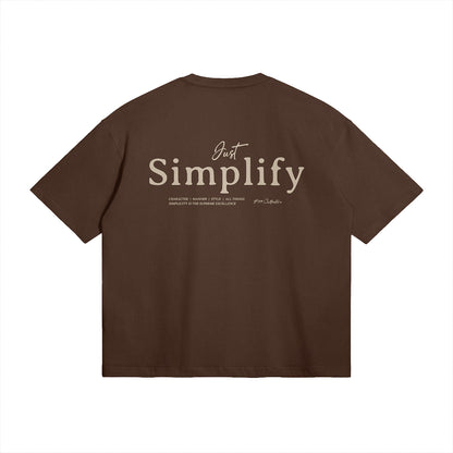 Just Simplify Boxy T-shirt