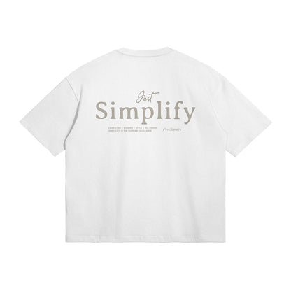 Just Simplify Boxy T-shirt