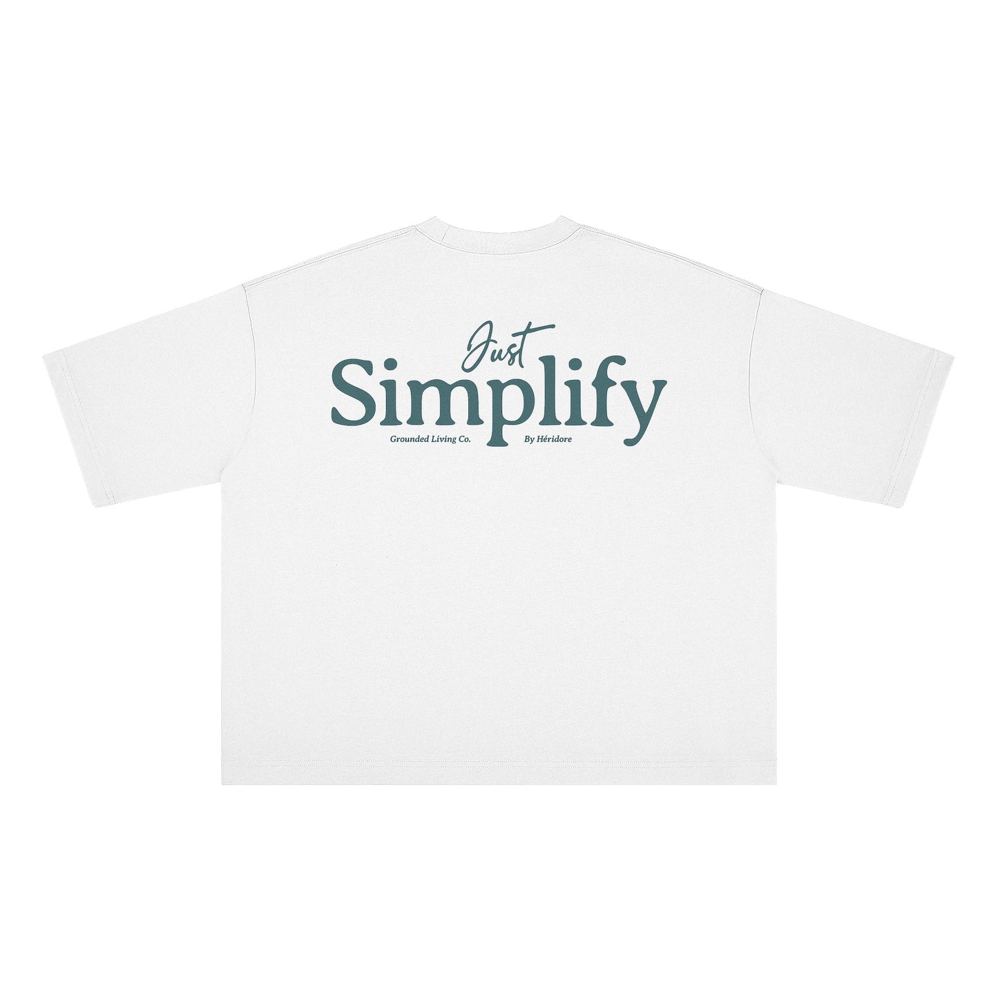Just Simplify Cropped Boxy Tee
