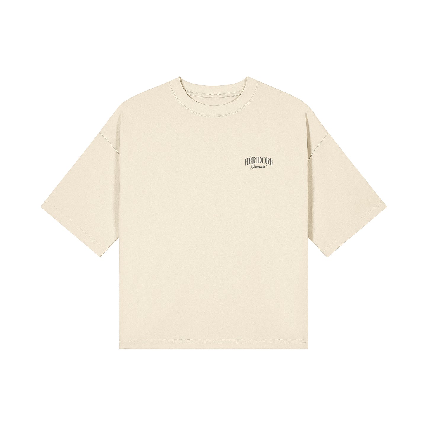 Héridore Grounded Cropped Boxy Tee