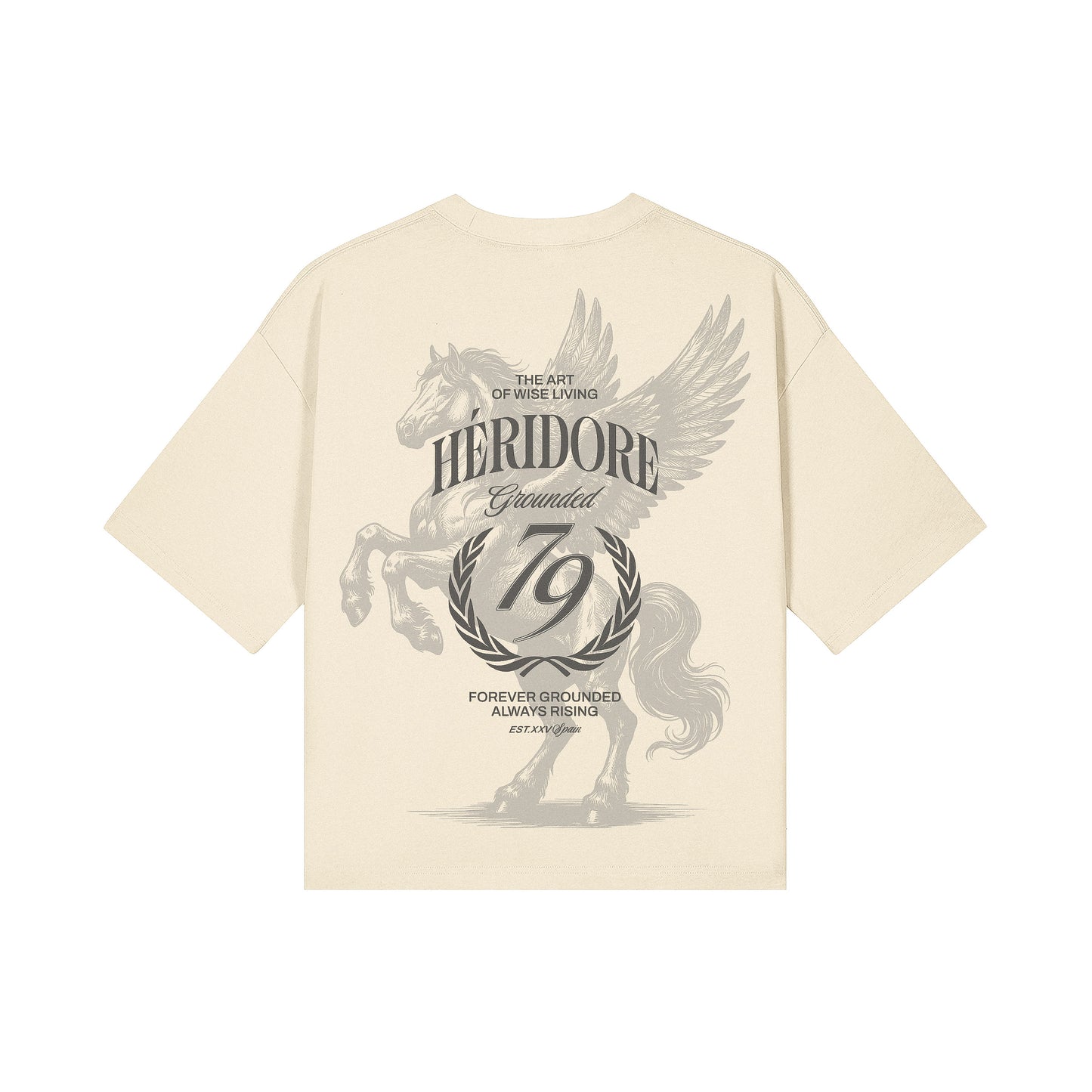 Héridore Grounded Cropped Boxy Tee