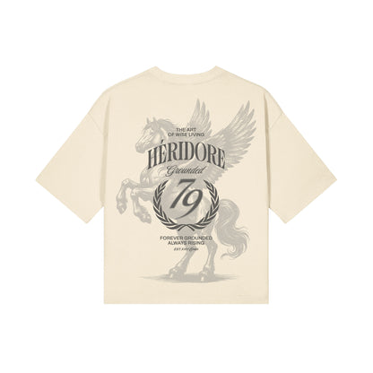 Héridore Grounded Cropped Boxy Tee