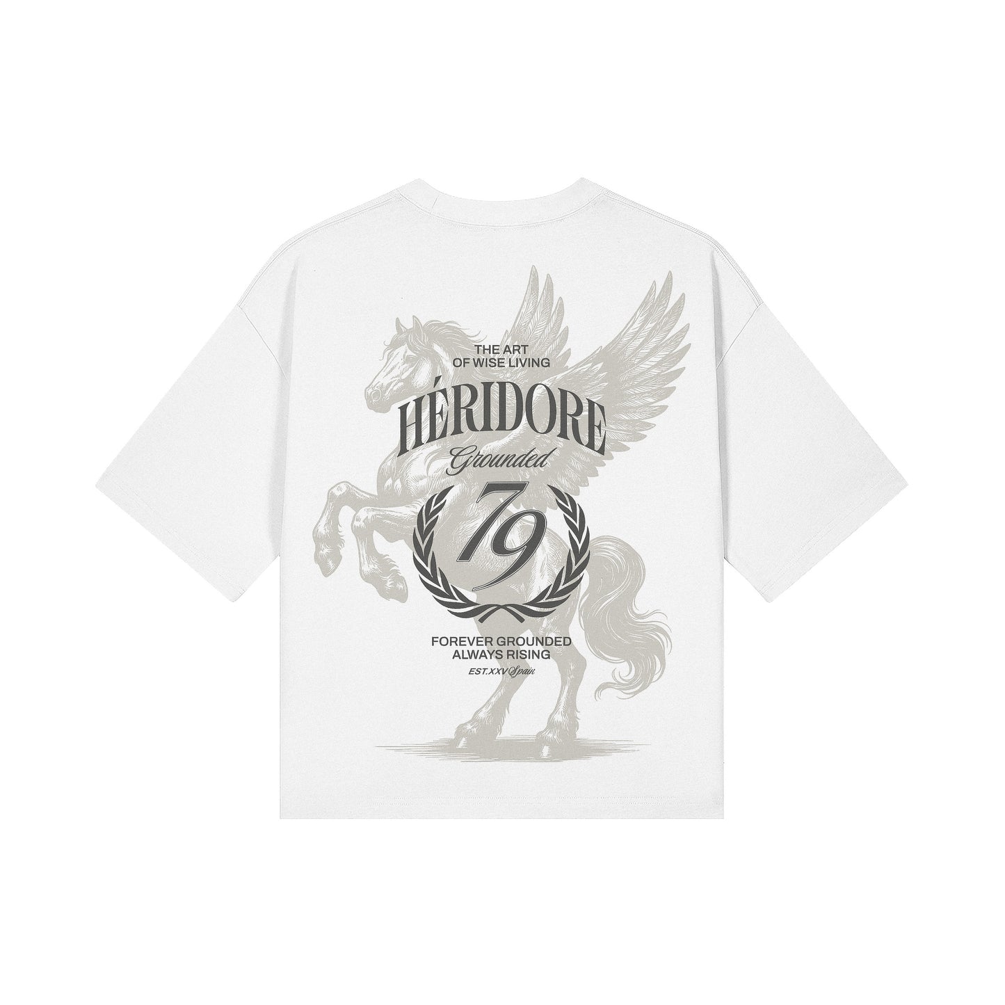 Héridore Grounded Cropped Boxy Tee