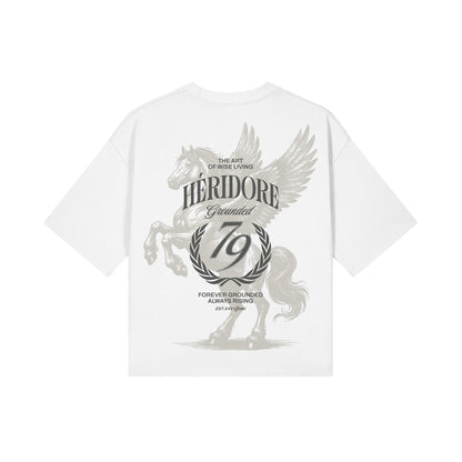 Héridore Grounded Cropped Boxy Tee