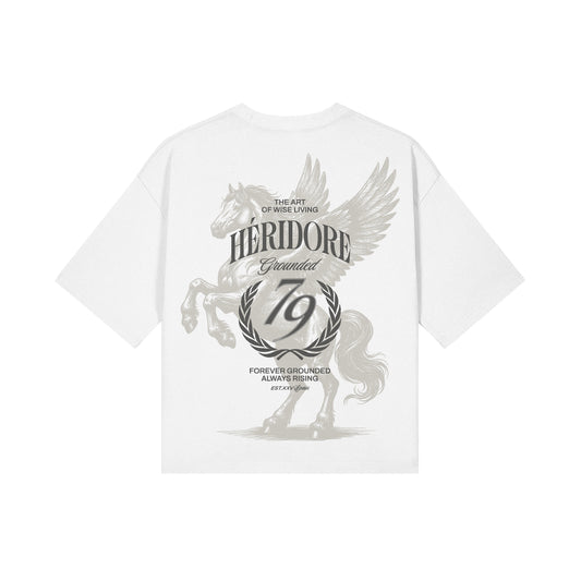 Héridore Grounded Cropped Boxy Tee