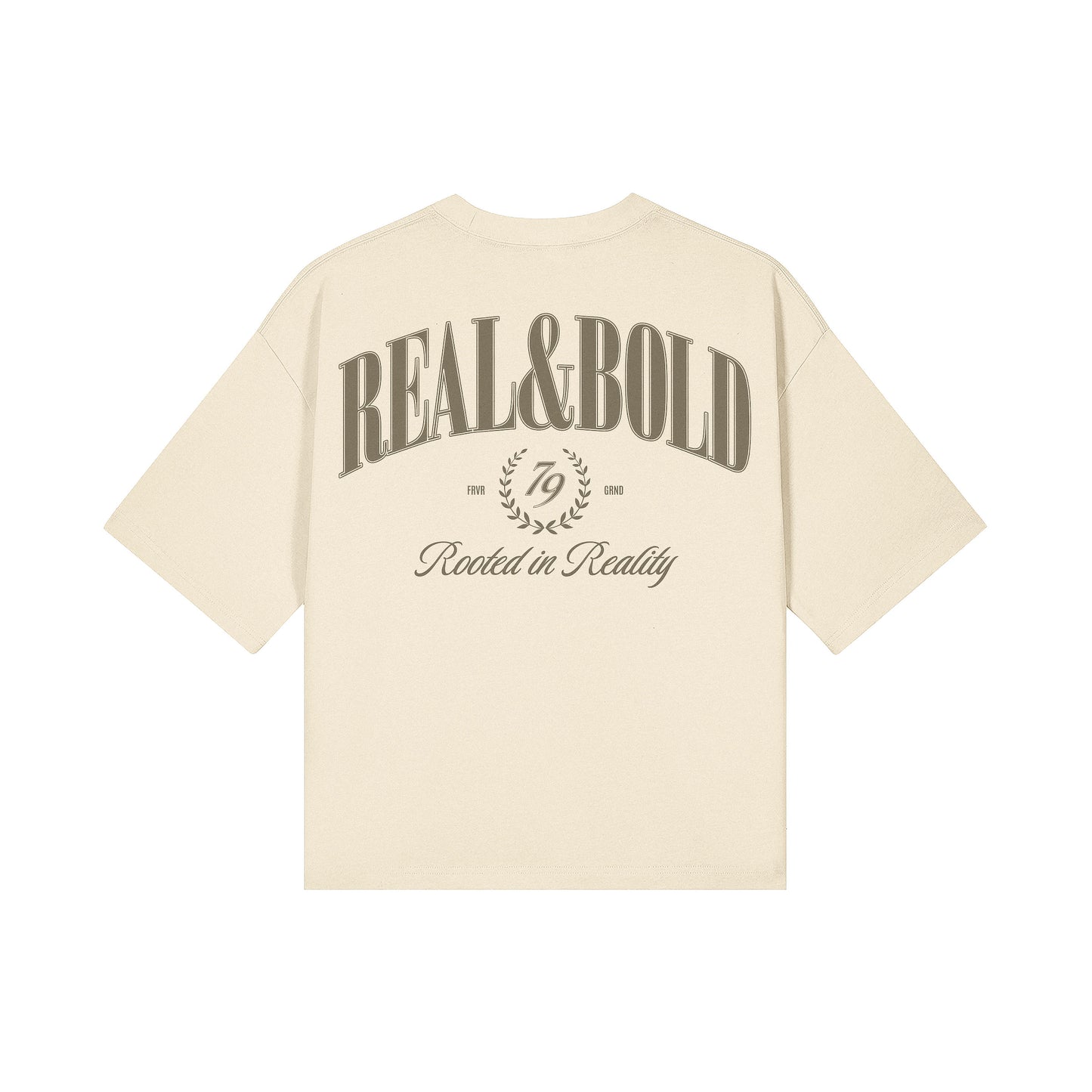 Real & Bold Cropped Boxy Tee