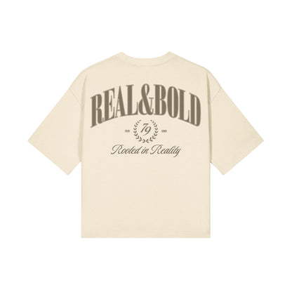 Real & Bold Cropped Boxy Tee