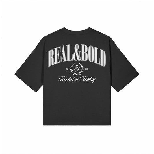 Real & Bold Cropped Boxy Tee