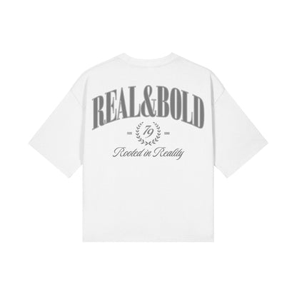 Real & Bold Cropped Boxy Tee