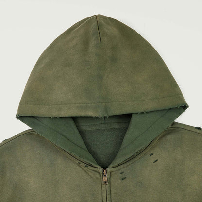 Heavyweight Sun Faded Zip Hoodie