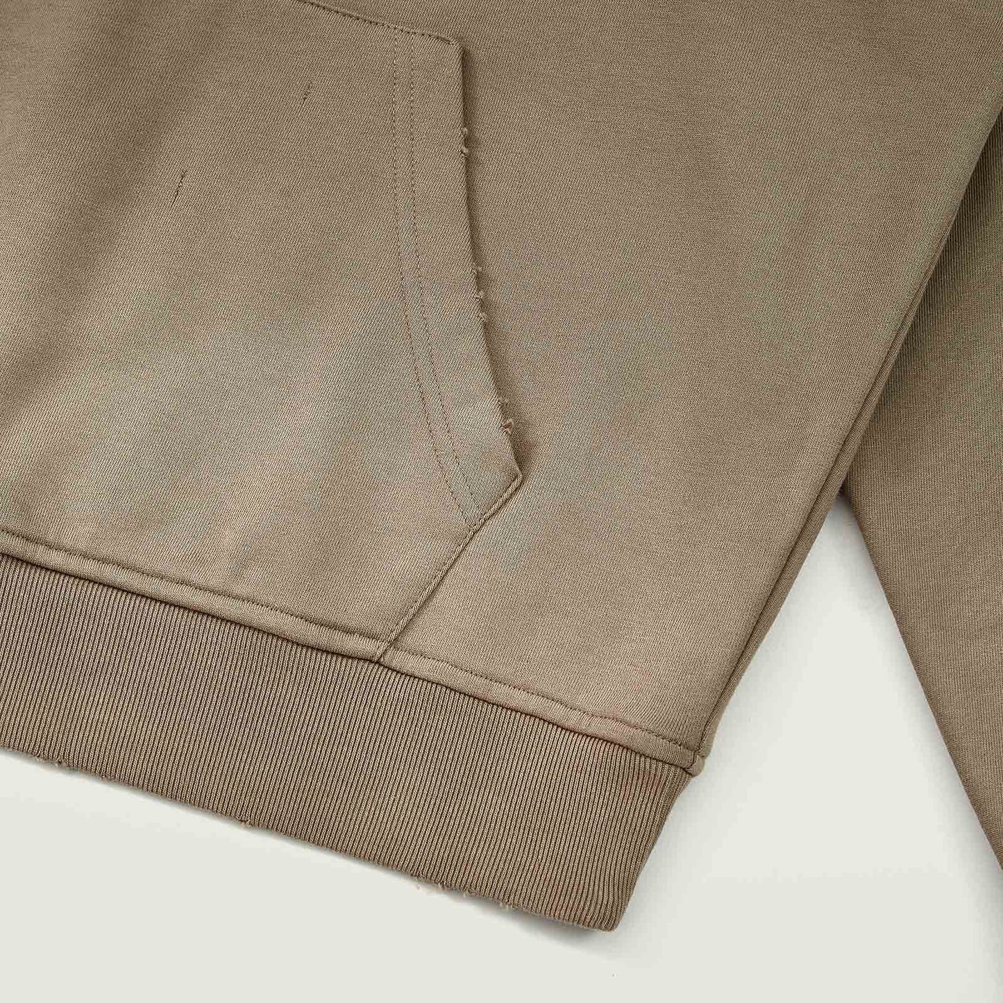 Heavyweight Sun Faded Distressed Hoodie