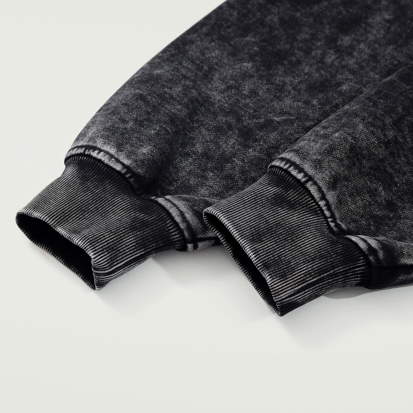 Vintage Snow Wash Full-zip Hoodie