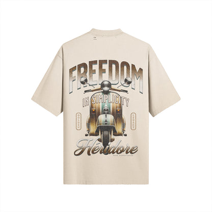 Freedom in Simplicity Oversized T-shirt