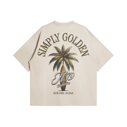 Simply Golden Oversized Tee