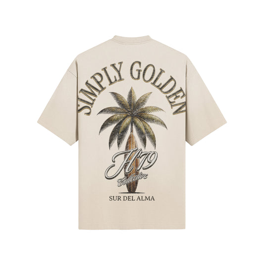 Simply Golden Oversized Tee